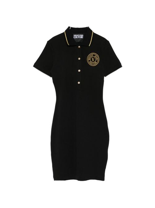 Abito donna corto con colletto polo Versace jeans Couture | 80HAOT03CJ01TG89